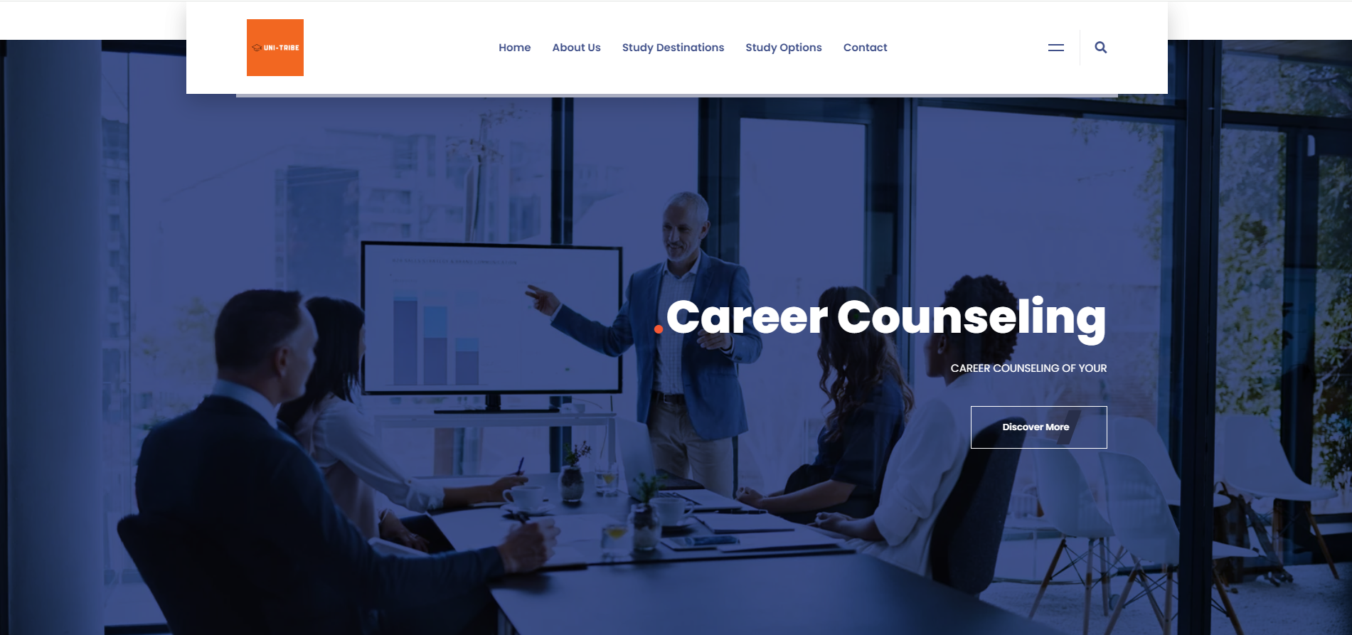 uni-tribe website preview image